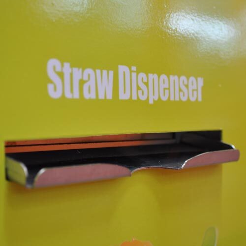 Automatic straw dispenser